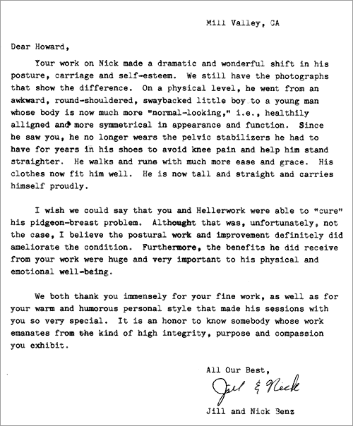 The benefits from your work were huge.