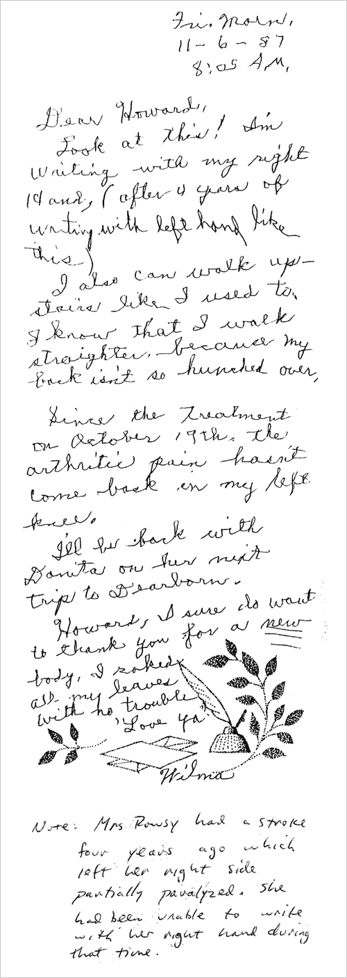 writing with my reight hand - after four years