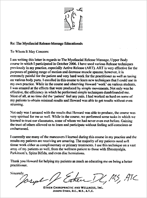chiropractor testimonial