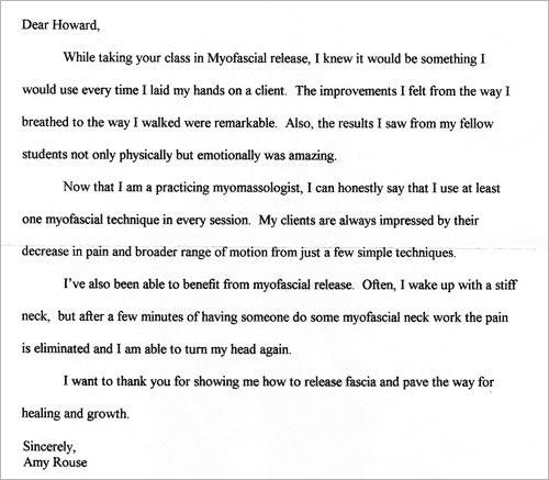 General testimonial letter
