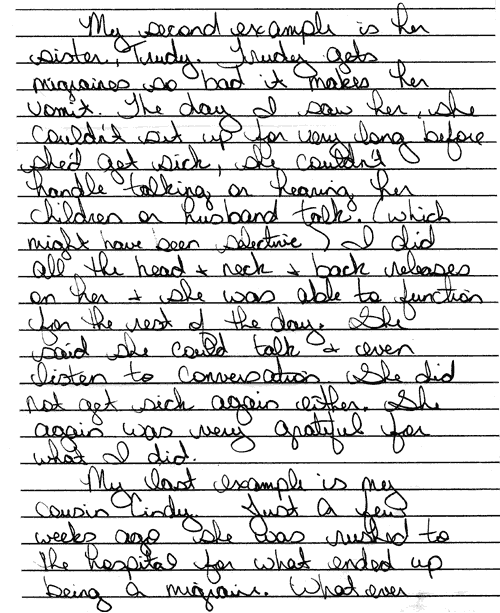 migraine testimonial