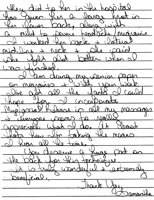 migraine testimonial